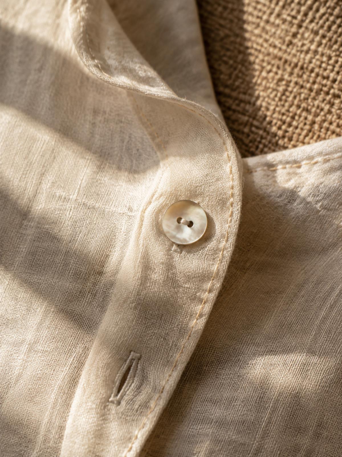 Natural fabric detail